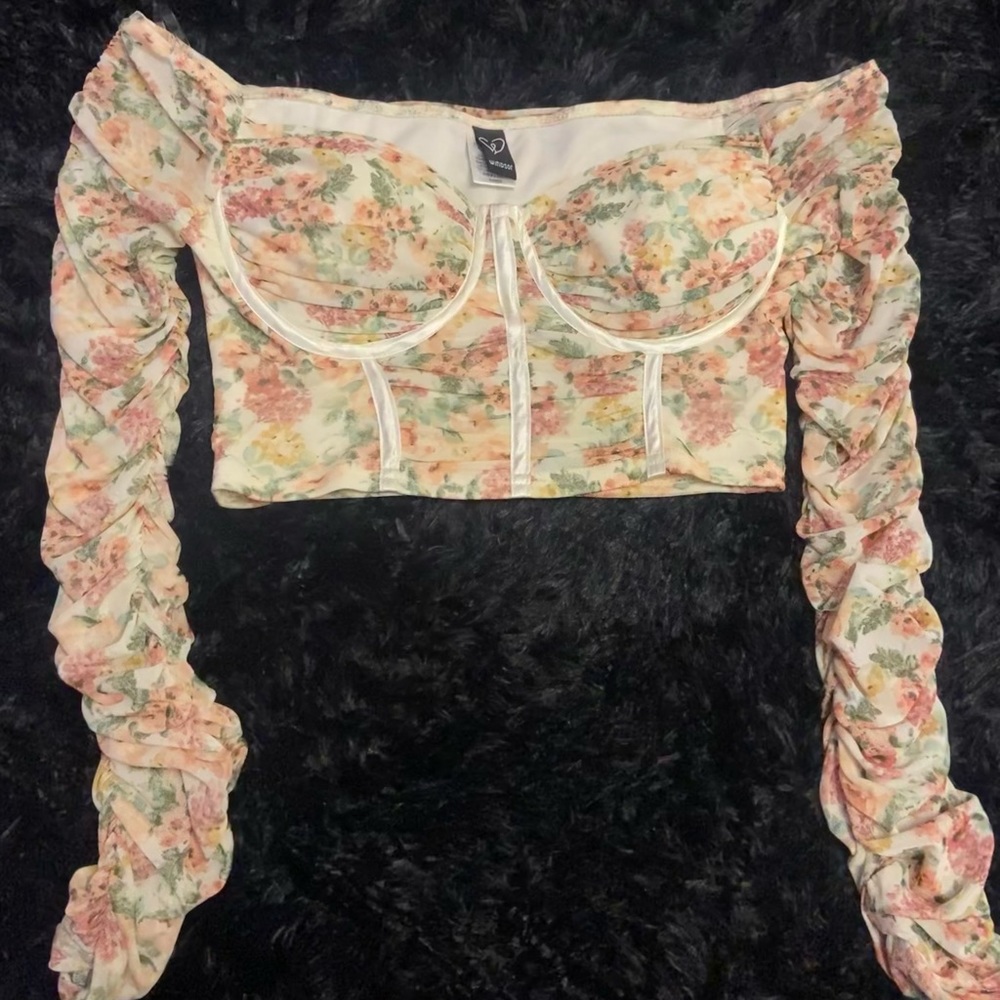 Floral Corsette shirt